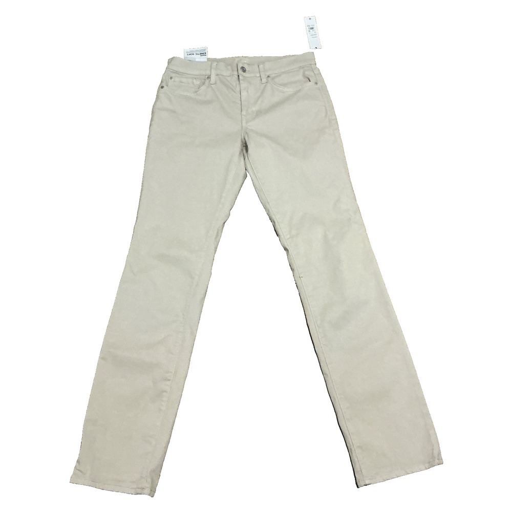 NWT JOE'S JEANS Men Beige Size 31x33 The Brixton Straight Narrow Kinetic Soft